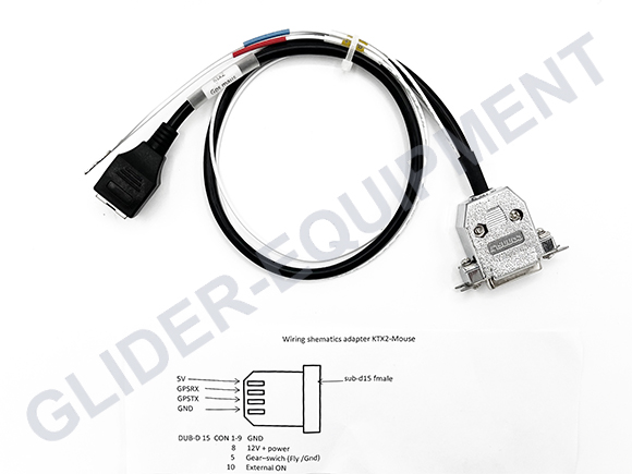 TQ-Avionics KBSX1 kabelset (eenzitter) KTX2 (+ ADS-B) [308629]